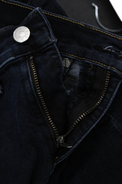 Rag & Bone Jean Womens Ankle Skinny Jeans Dark Blue Low Rise Size 27