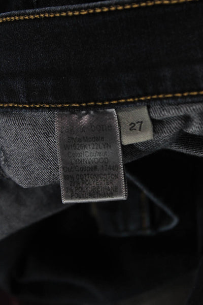 Rag & Bone Jean Womens Ankle Skinny Jeans Dark Blue Low Rise Size 27