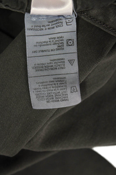 Vince Womens Ankle Skinny Jeans Dark Gray Size 26