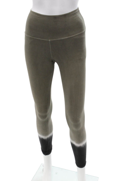 Electric & Rose Womens Army Green Ankle Leggings Size XS