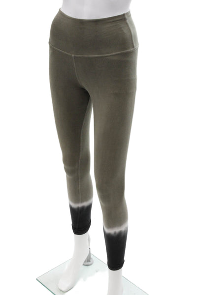 Electric & Rose Womens Army Green Ankle Leggings Size XS