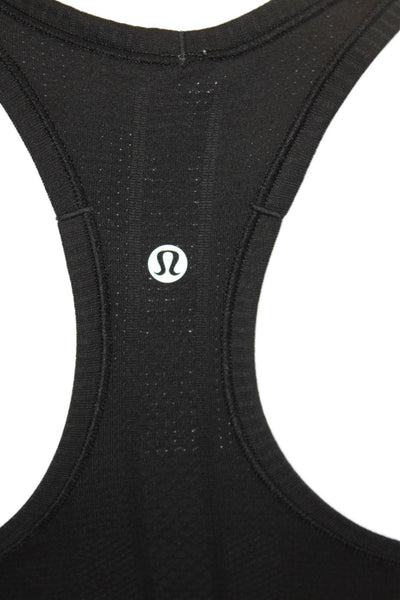 Lululemon Womens Black Sleeveless Tank Round Neck Size 2