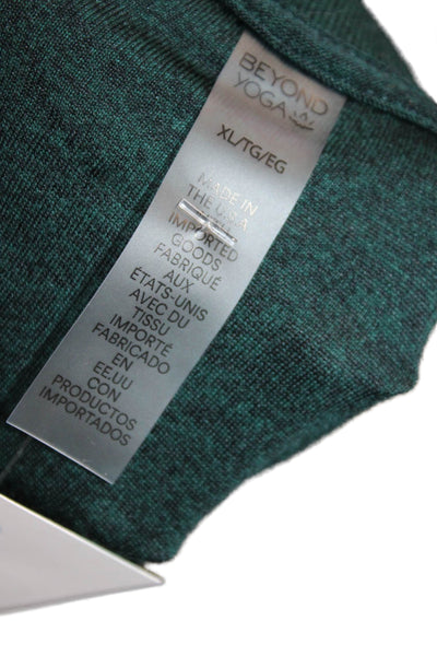 Beyond Yoga Womens Basic Sleeveless Tank Green Size XL