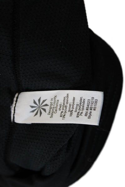 Athleta Womens Black Mini Skort Polyester Lycra Spandex Size M