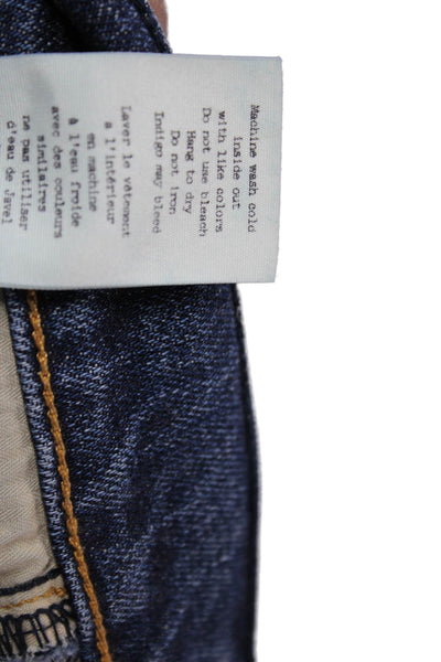 Rag & Bone Unisex Dark Blue Cropped Ankle Jeans Size 32
