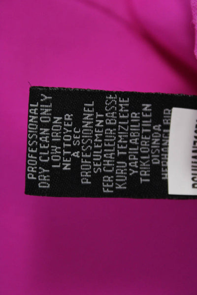 Tibi Women Silk V-Neck Camisole Pink Sleeveless Size 10