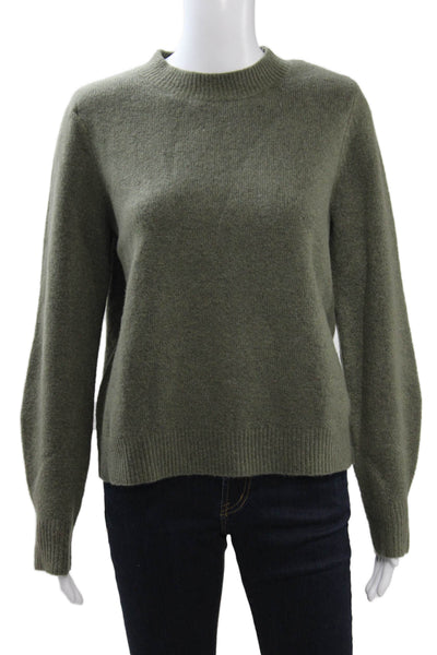 Asos Womens Pullover Sweater Green Crew Neck Long Sleeve Size XS