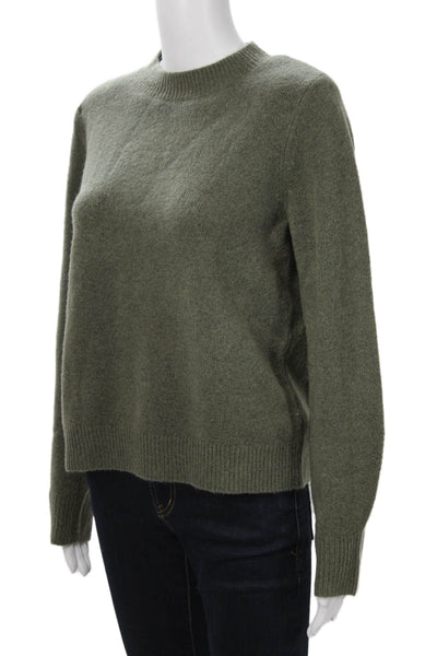 Asos Womens Pullover Sweater Green Crew Neck Long Sleeve Size XS