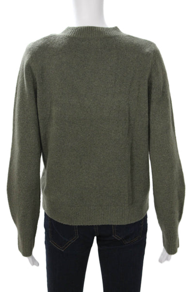 Asos Womens Pullover Sweater Green Crew Neck Long Sleeve Size XS