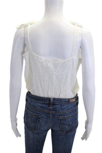 Lovers + Friends Women Camisole White V-Neck Sleeveless Size S