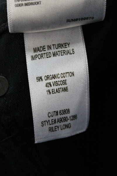 Agolde Women Mom Straight Black Jeans Size 26