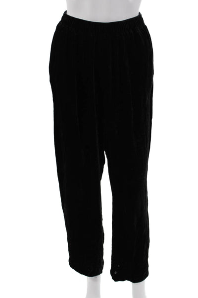 Stella McCartney Women Sweatpants Black Viscose Silk Size S