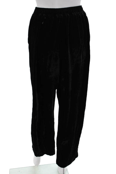 Stella McCartney Women Sweatpants Black Viscose Silk Size S