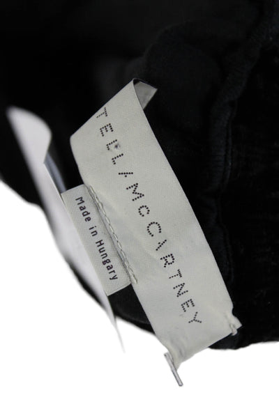 Stella McCartney Women Sweatpants Black Viscose Silk Size S