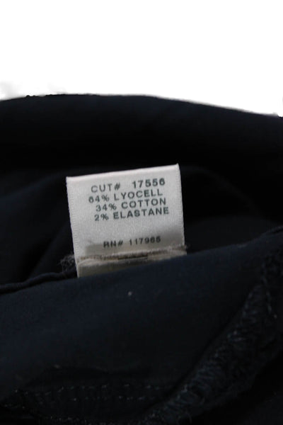 J Brand Women Ankle Chino Pants Dark Blue Lyocell Cotton Blend Size 28