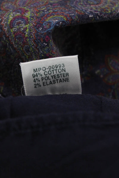J Brand Womens Paisley Dark Blue Ankle Jegging Pants Size 28