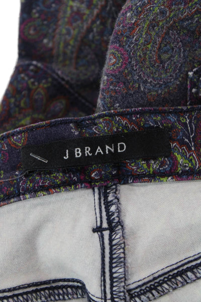 J Brand Womens Paisley Dark Blue Ankle Jegging Pants Size 28