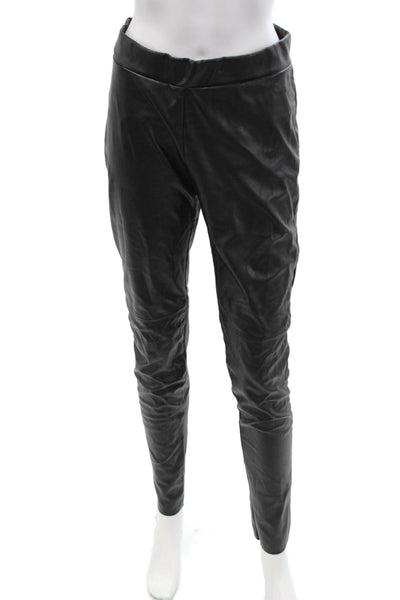 Wolford Womens Jegging Pants Black Biker Inseam 30 Size 10