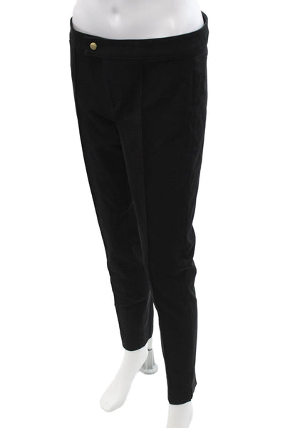 Sonia Bogner Womens Ankle Dress Pants Black High Rise Cotton Elastane Size 6