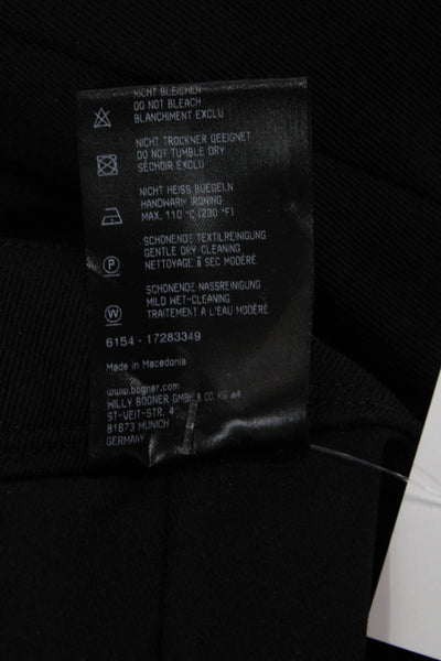 Sonia Bogner Womens Ankle Dress Pants Black High Rise Cotton Elastane Size 6