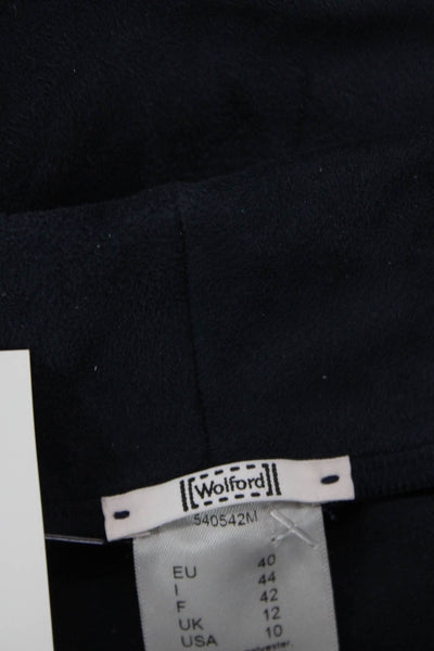 Wolford Women Ankle Jeggings Dark Blue Size 10
