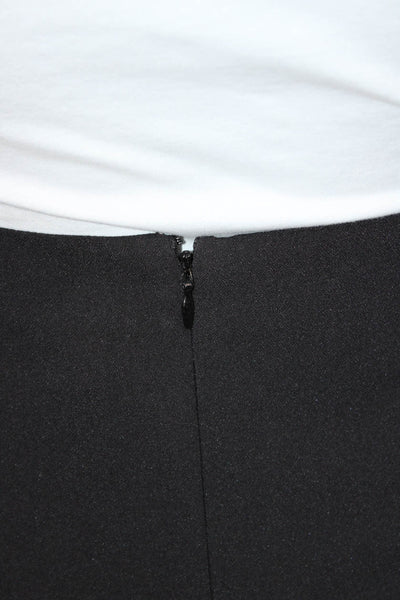 nicole by Nicole Miller Womens Black Straight Pencil Skirt Polyester Size 12