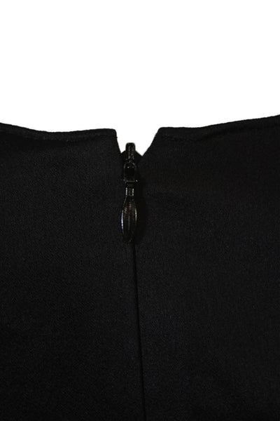 Vanessa Bruno Women Sheath Dress Black Long Sleeve Knee Length Size 36