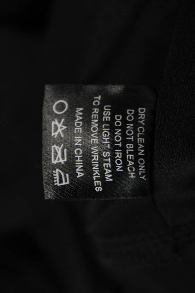 Azazie Womens Sheath Maxi Dress Black Square Neck Sleeveless Size 4