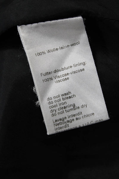 Akris Punto Womens A-Line Wool Black Knee-Length Skirt Size 10