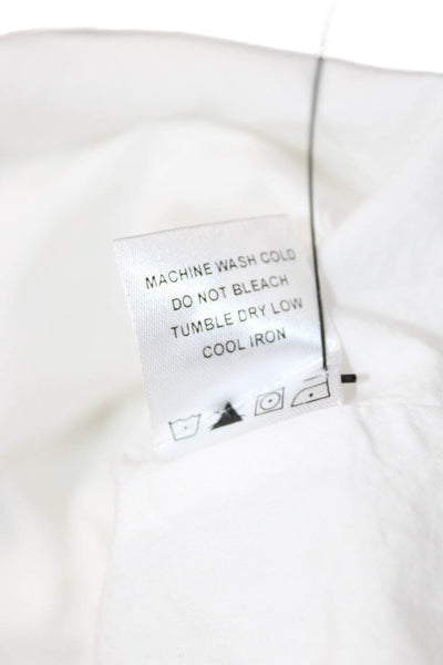 Lovers + Friends Womens Camisole Tunic White Cotton Sleeveless Boho Size XS