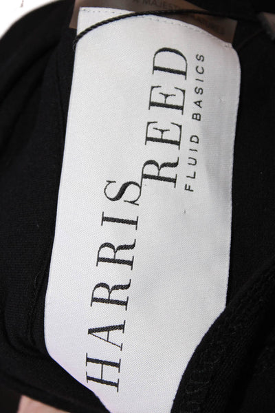 Harris Reed Womens Black Collared Long Sleeve Tie Blazer Size 3