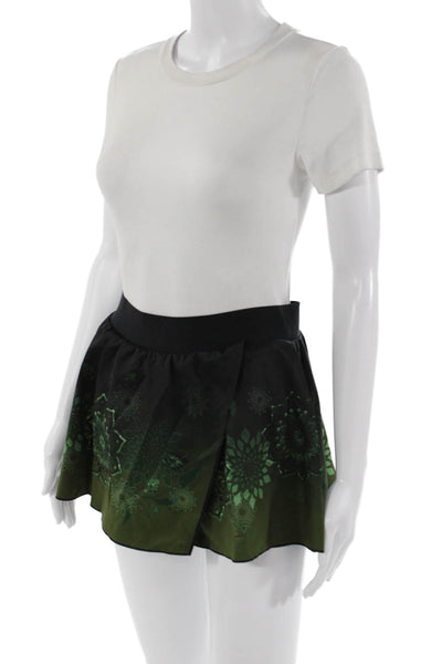 Ultracor Womens Black Geometric Skater Mini Skort Size M
