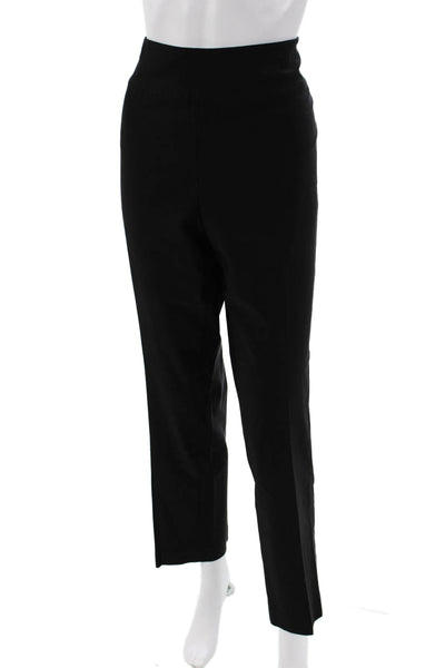 Nic + Zoe Womens Ankle Dress Pants Black Rayon Nylon Spandex Size 14W