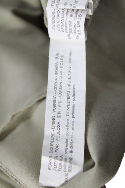 Zara Womens Maxi Peasant Skirt Green Size M