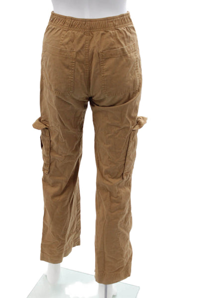 Abercrombie & Fitch Unisex Brown Cotton Cargo Pants Size 00