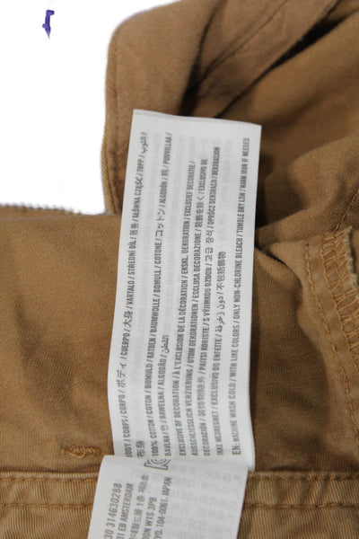 Abercrombie & Fitch Unisex Brown Cotton Cargo Pants Size 00