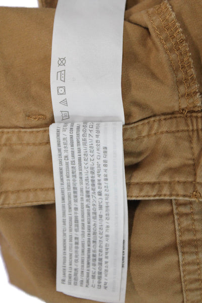 Abercrombie & Fitch Unisex Brown Cotton Cargo Pants Size 00