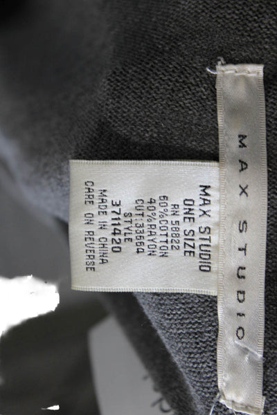 Max Studio Unisex Pullover Sweater Gray Size One Size