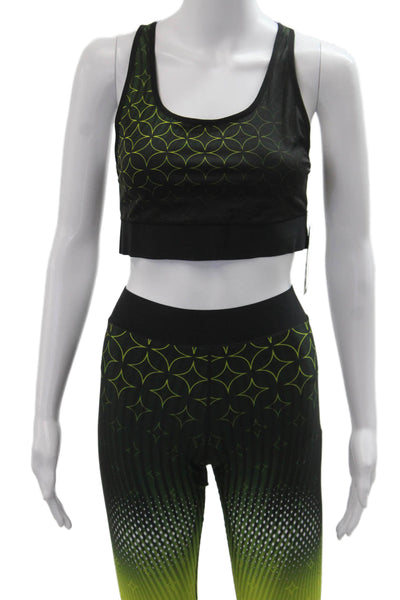 Ultracor Womens Biker Shorts Black Ombre Polyester Blend Size M