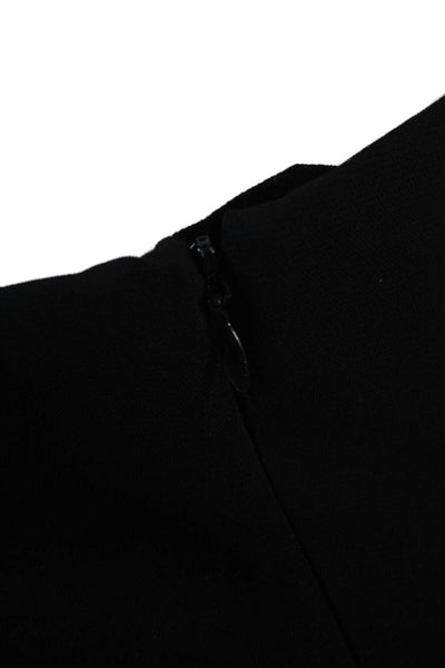 Eileen Fisher Women Dress Pants Black Zip Recycled Polyester Size 14