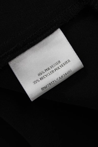 Eileen Fisher Women Dress Pants Black Zip Recycled Polyester Size 14
