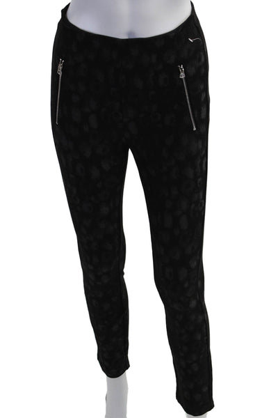 Rag & Bone Womens Ankle Jegging Pants Black Animal Print Size 0