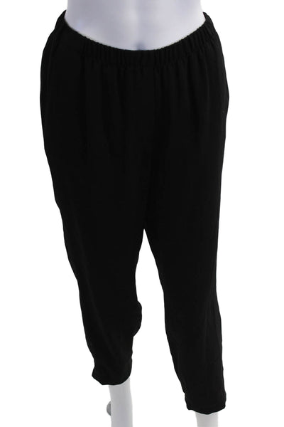 Vince Womens Jogger Pants Black Designer Size M