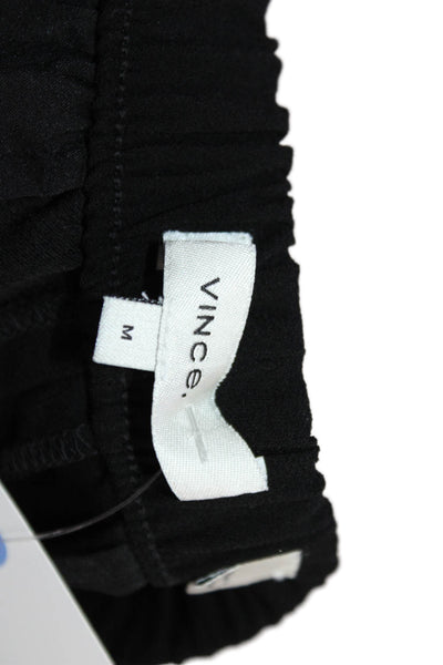 Vince Womens Jogger Pants Black Designer Size M