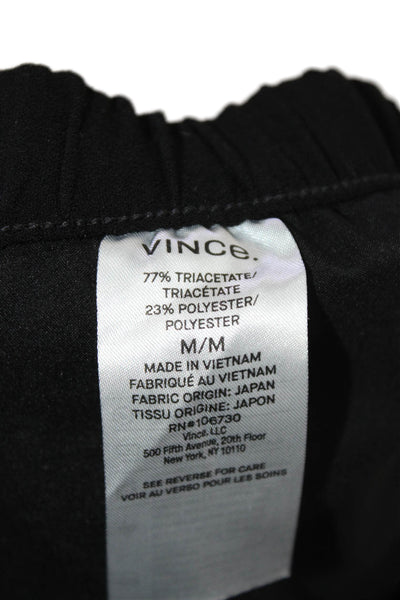 Vince Womens Jogger Pants Black Designer Size M