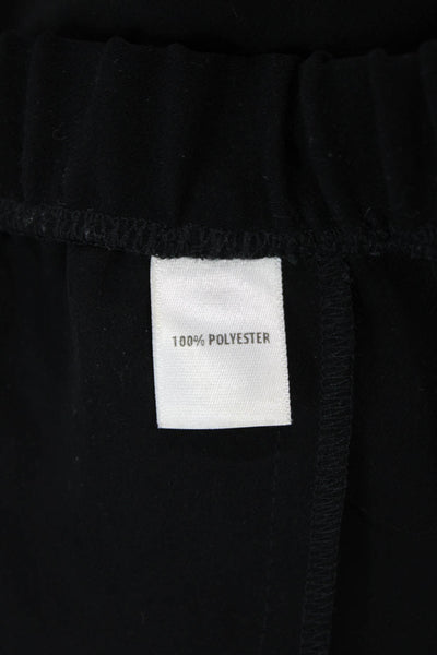 St. John Unisex Sweat Shorts Black 100% Polyester Size 4