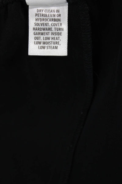 St. John Unisex Sweat Shorts Black 100% Polyester Size 4