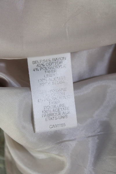 Nanette Lepore Womens Sheath Dress Gray Square Neck Sleeveless Knee Size 2
