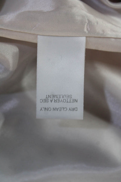 Nanette Lepore Womens Sheath Dress Gray Square Neck Sleeveless Knee Size 2