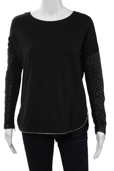 Generation Love Unisex Biker Black Sweater Zip Long Sleeve Size S